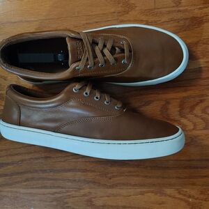 Sperry Men's Tan Leather Sneakers